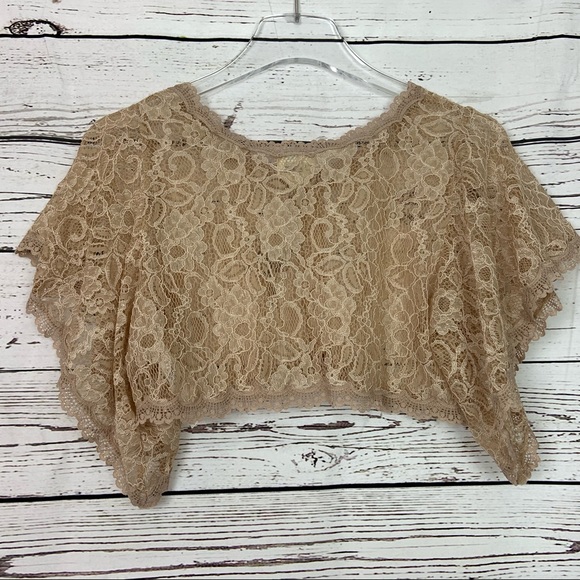 Intimately Free People Crop Top Button Front - Picture 3 of 4